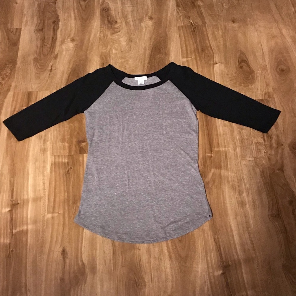 Blue Lemon Blk/Gry Top